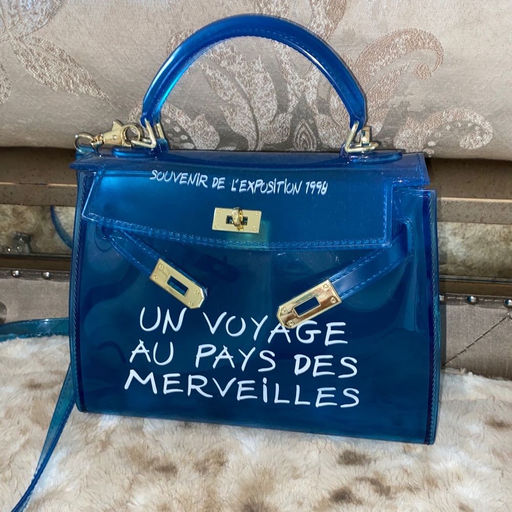 Large Blue Jelly Bag